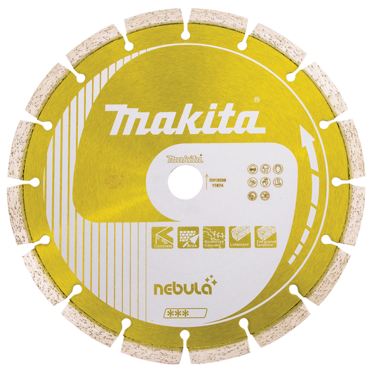 B-56312 350mm x 25.4/20mm DIAMOND BLADE SEGMENT - NEBULA